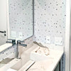KIT DE 3 ROLOS - 3,00m x 50cm - Papel de Parede Adesivo Triângulos Baby