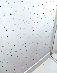 KIT DE 3 ROLOS - 3,00m x 50cm - Papel de Parede Adesivo Triângulos Baby