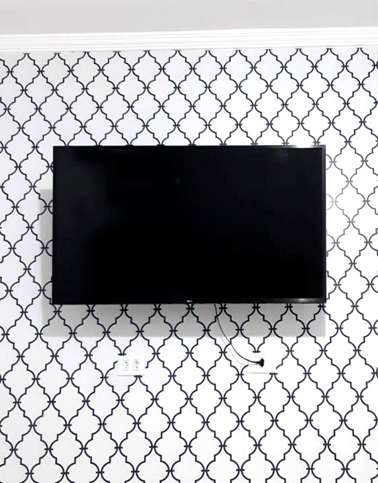 Papel de Parede Aurora Azul Marinho