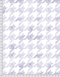 Papel de Parede Adesivo Pied de Poule Lilás Aquarela