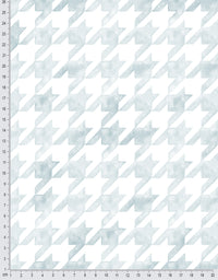 Papel de Parede Adesivo Pied de Poule Azul Aquarela