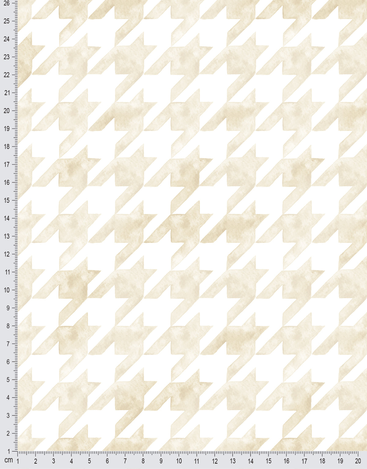 Papel de Parede Adesivo Pied de Poule Amarelo Aquarela