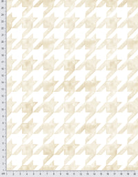 Papel de Parede Adesivo Pied de Poule Amarelo Aquarela