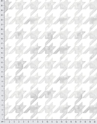 Papel de Parede Adesivo Pied de Poule Cinza Aquarela
