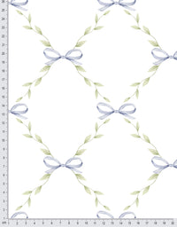 Papel de Parede Adesivo Laço Azul