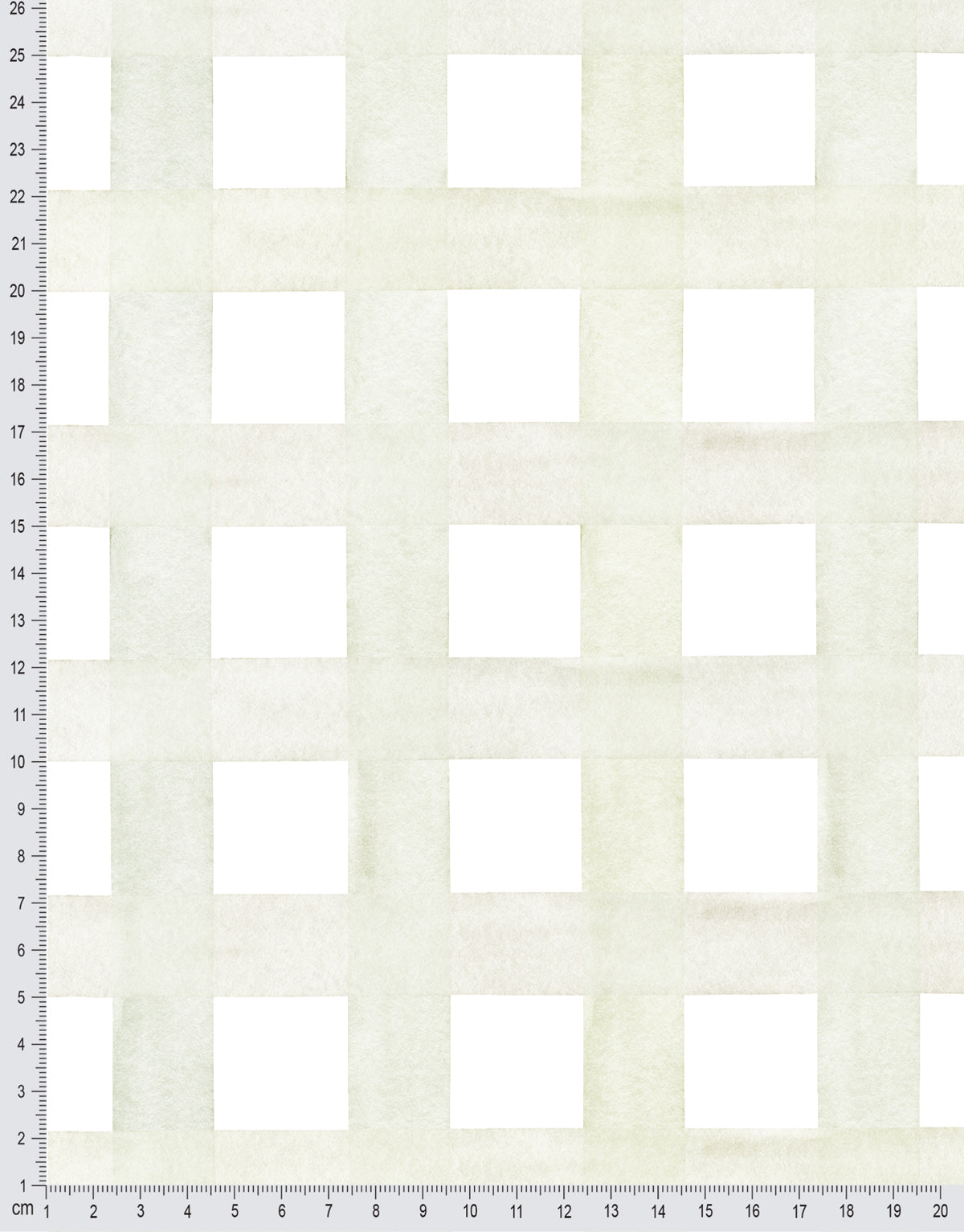 Papel de Parede Adesivo Xadrez Grid Aquarela Verde Claro