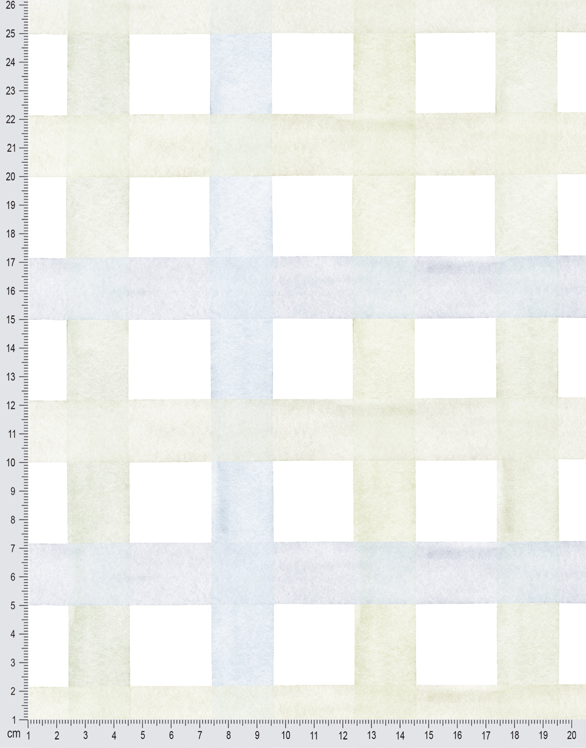 Papel de Parede Adesivo Xadrez Grid Verde e Azul