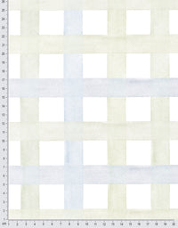 Papel de Parede Adesivo Xadrez Grid Verde e Azul