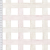 Papel de Parede Adesivo Xadrez Grid Bege e Rosa