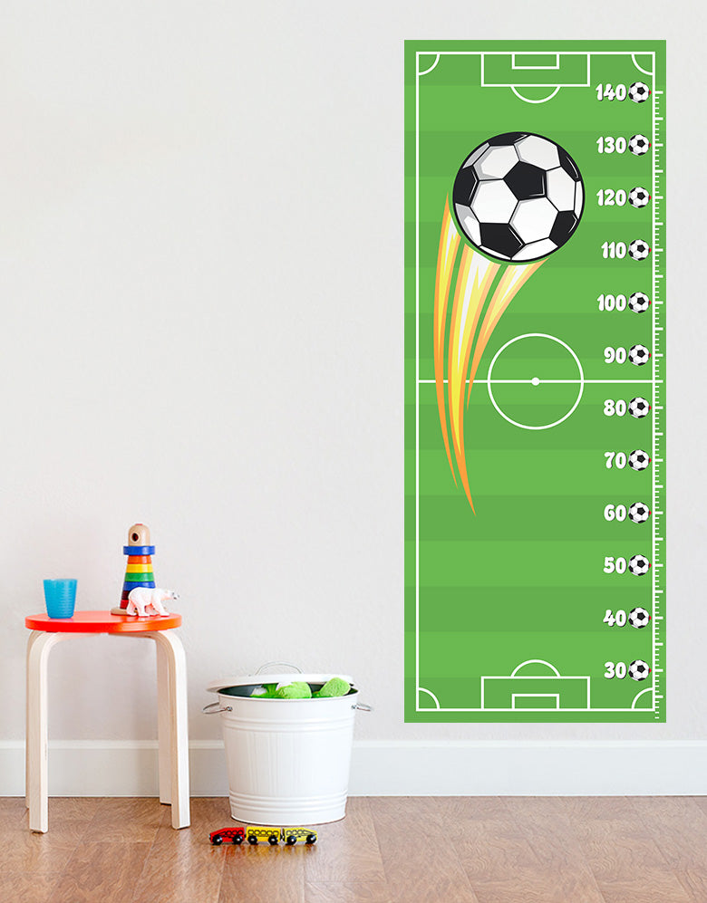 Adesivo Régua Crescimento Futebol