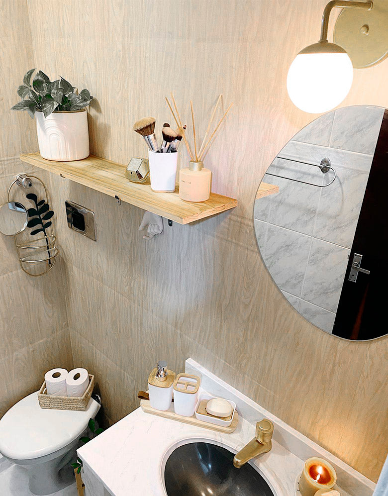 Revestimento Adesivo Madeira Amêndola