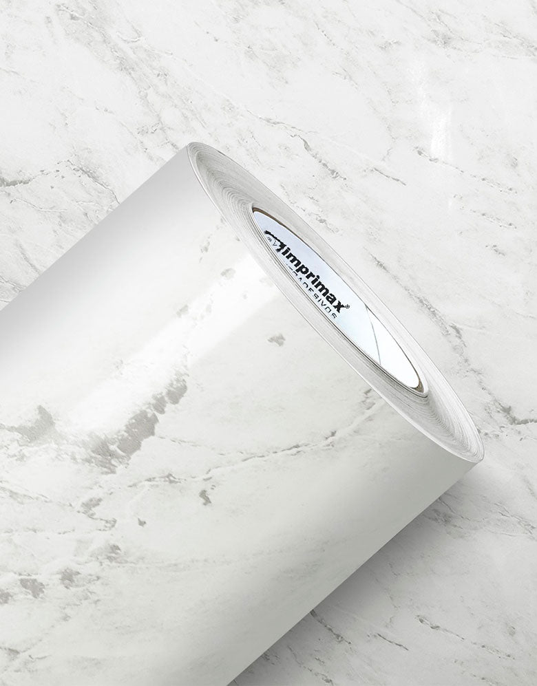 Adesivo para Mesa Mármore Calacata Perolizado