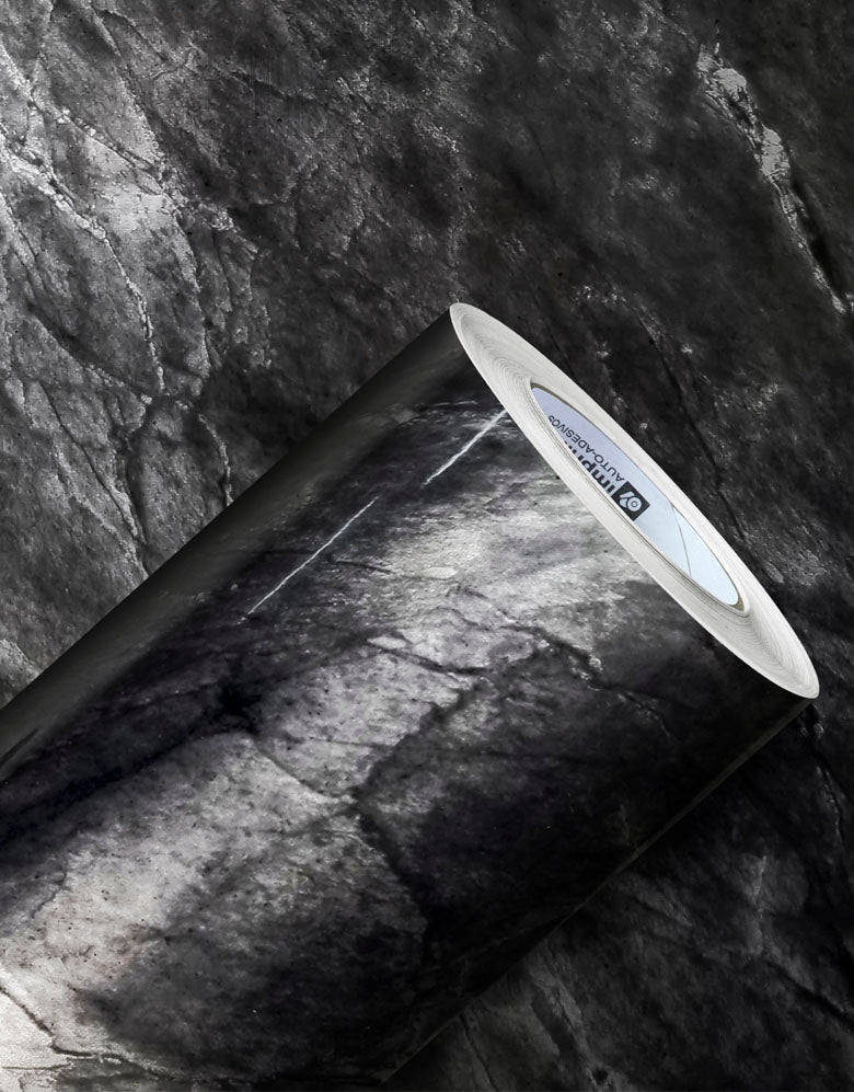 Adesivo para Pia Mármore Silver Black