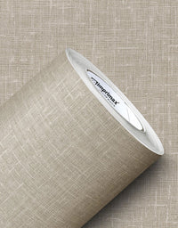 Papel de Parede Texturizado Linho Brim Bege