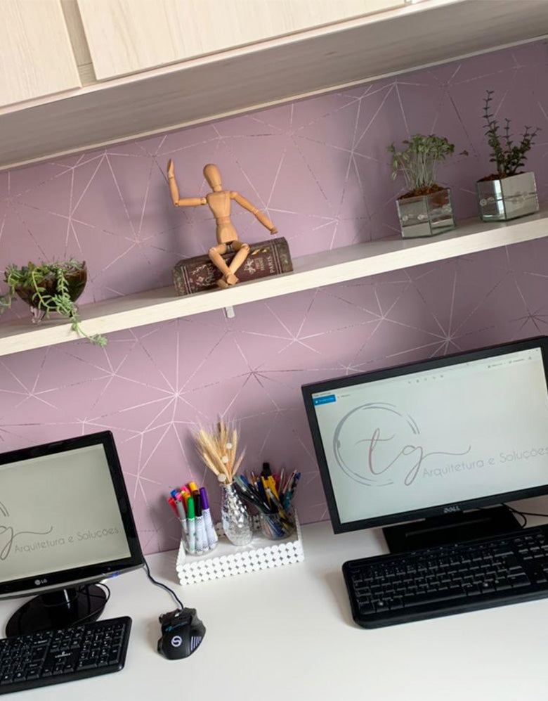 Papel de Parede Adesivo Linhas Zara High