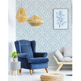 Papel de Parede Adesivo Renaissance Azul