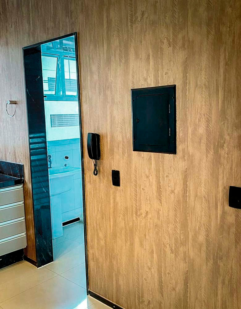 Adesivo para Chão Madeira Barcelona