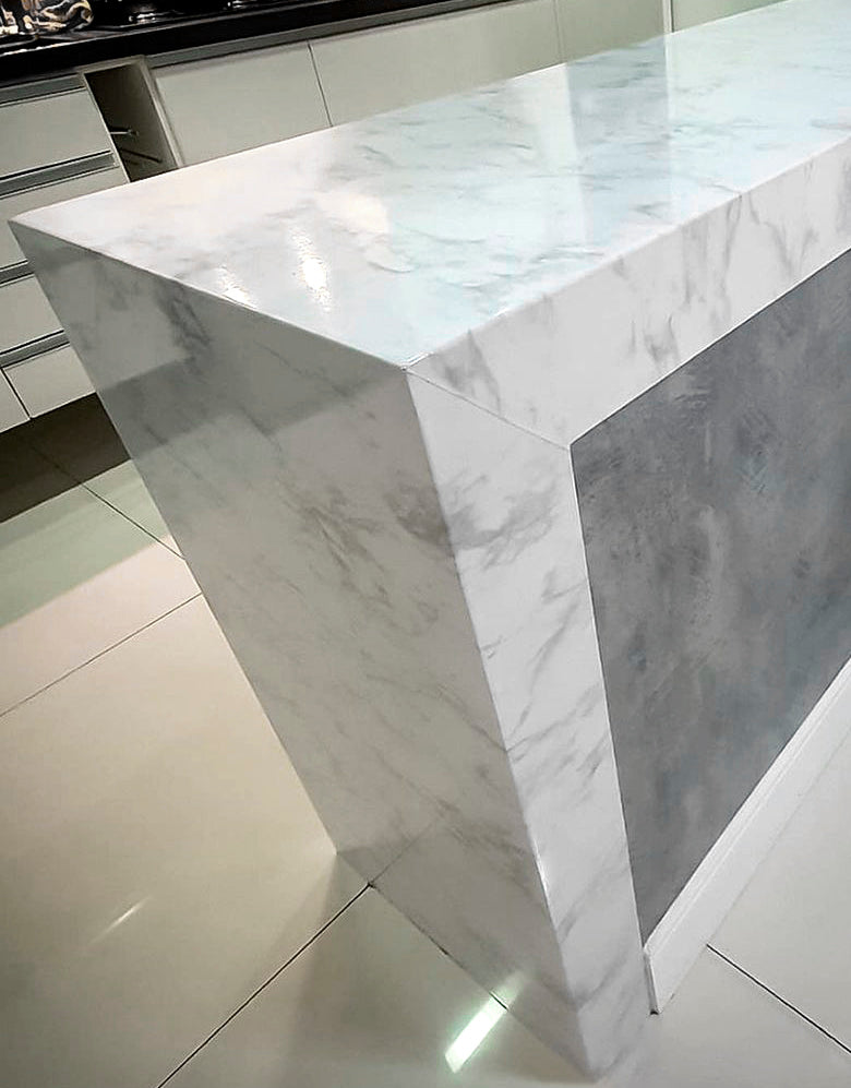 Revestimento Adesivo Mármore Lunare Brilho