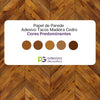 Papel de Parede Adesivo Tacos Madeira Cedro