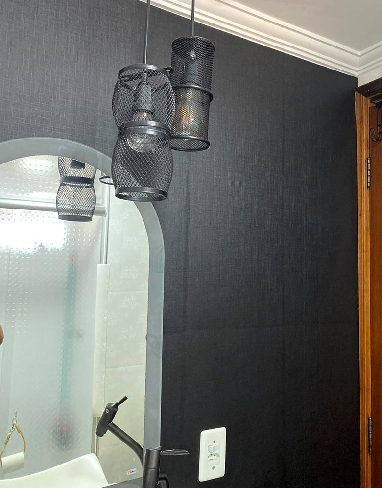 Revestimento Adesivo Telado Preto