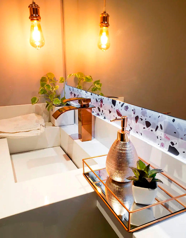 Papel de Parede Terrazzo Granilite Quartzo