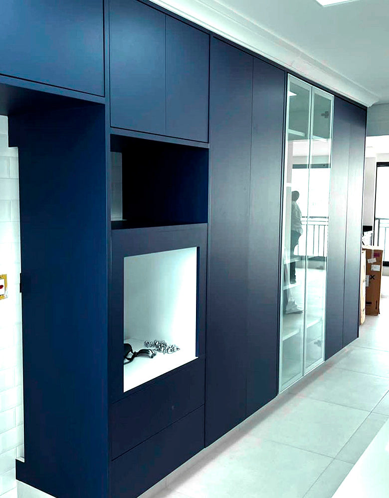 Adesivo Jateado Azul Petróleo