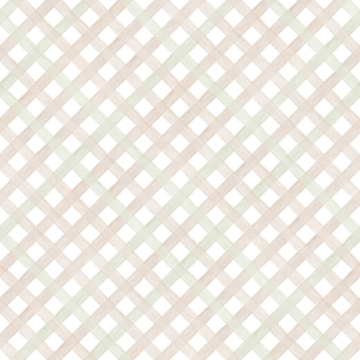 Papel de Parede Adesivo Trellis Aquarela Bege Claro e Verde