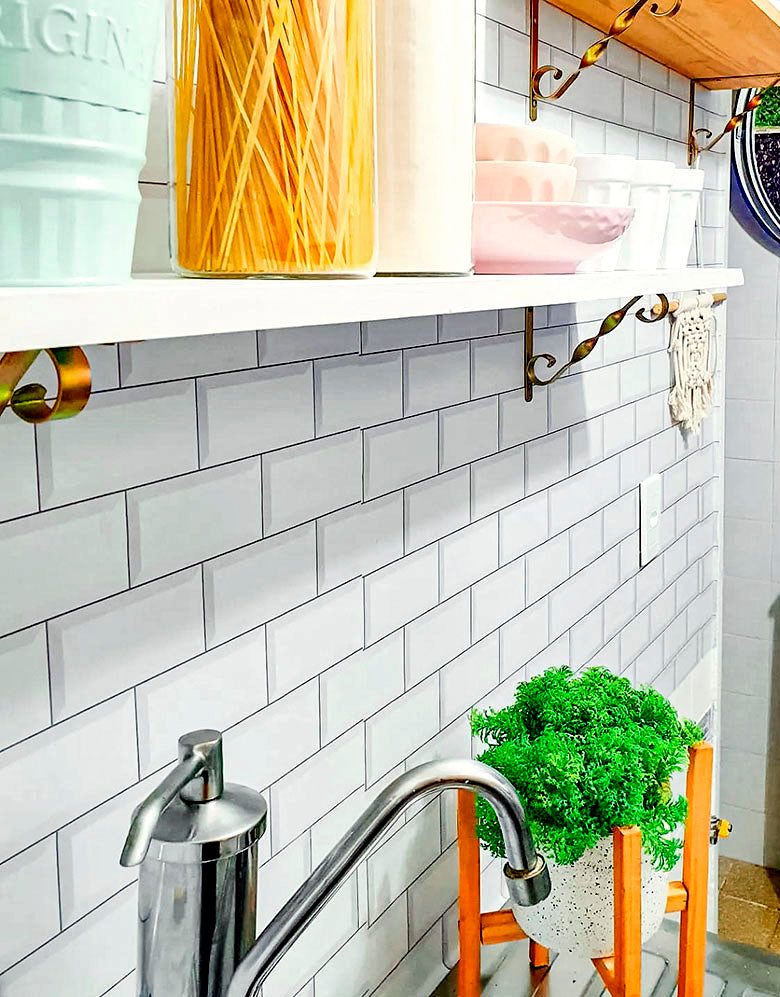 Papel de Parede Tijolinho Metro White