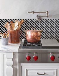 Papel de Parede Adesivo Pastilhas Pretas