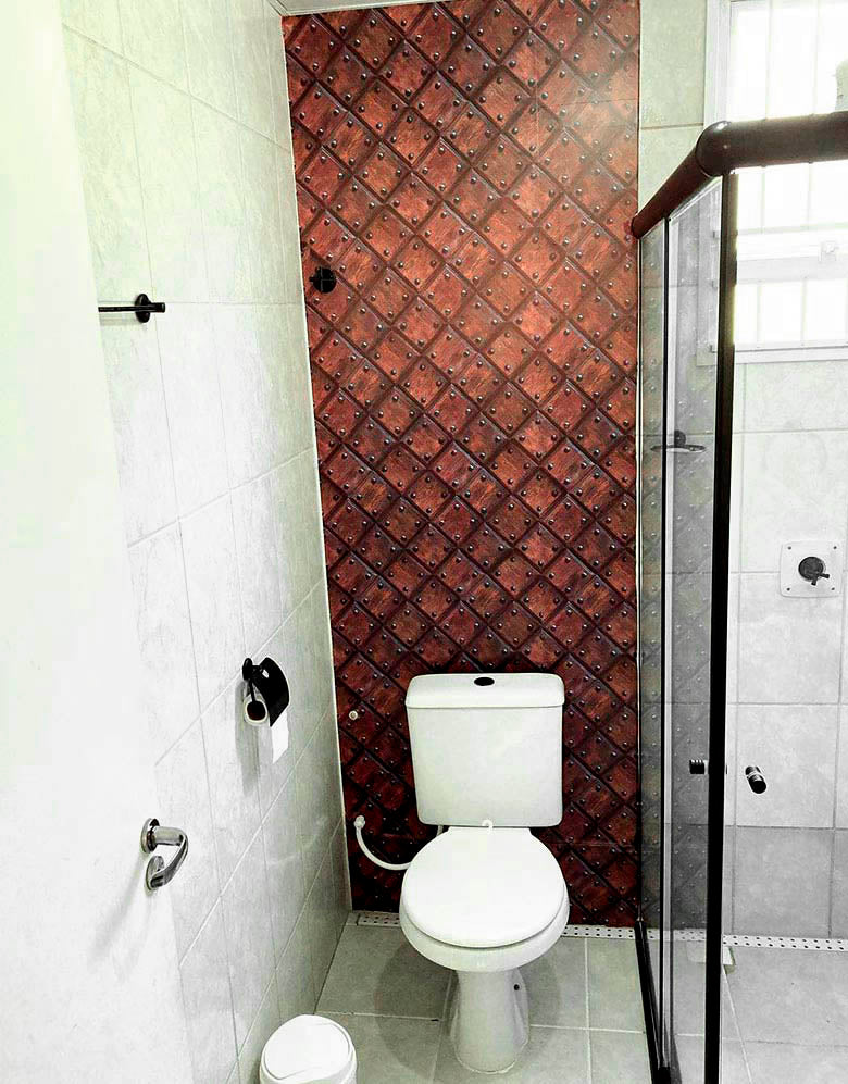 Papel de Parede Adesivo Madeira Escurecida