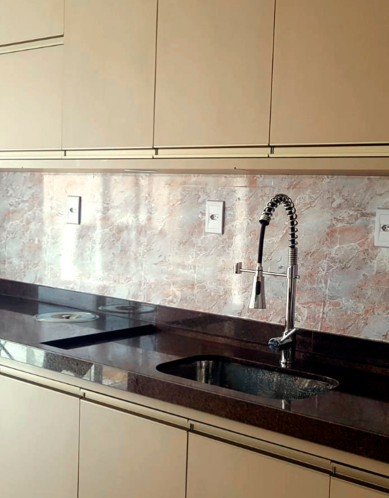 Papel de Parede Adesivo Mármore Oro