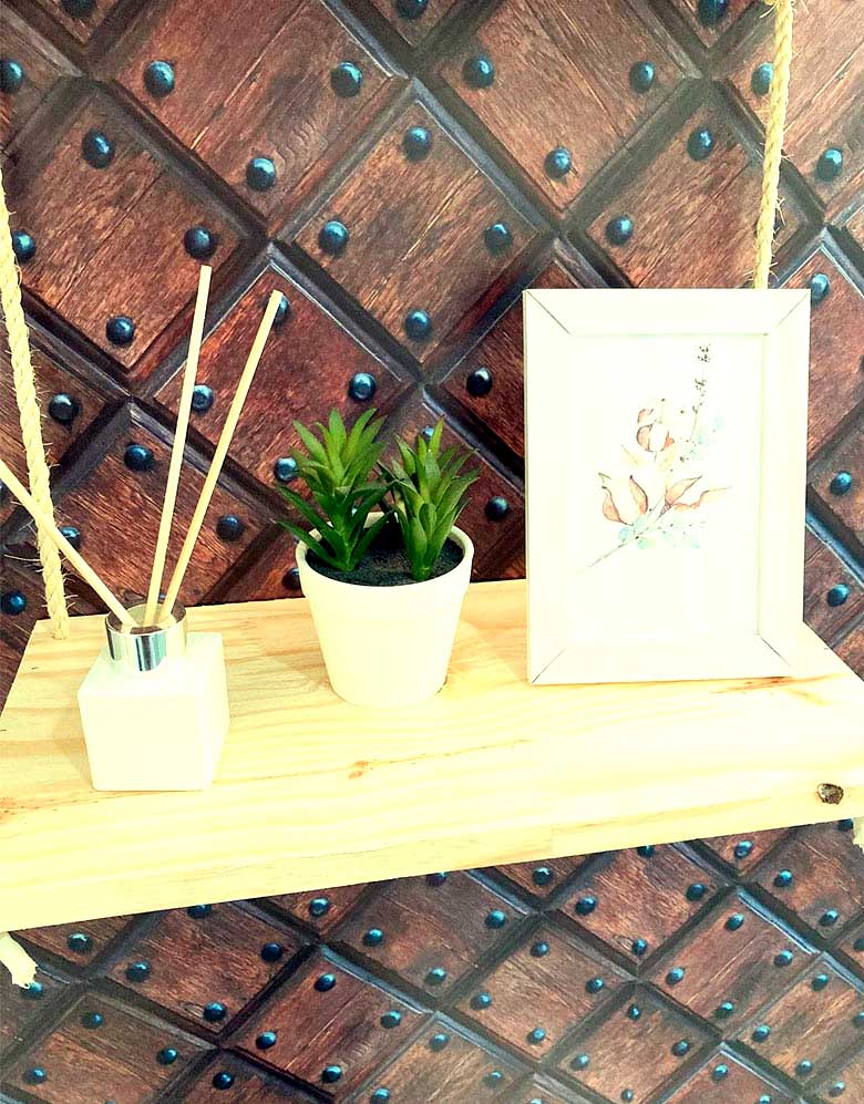 Papel de Parede Adesivo Madeira Escurecida