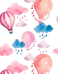Papel de Parede Adesivo Balões Rosados