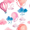 Papel de Parede Adesivo Balões Rosados