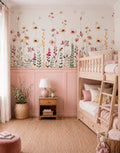 Painel Adesivo Meia Parede Flores Silvestres