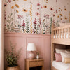 Painel Adesivo Meia Parede Flores Silvestres