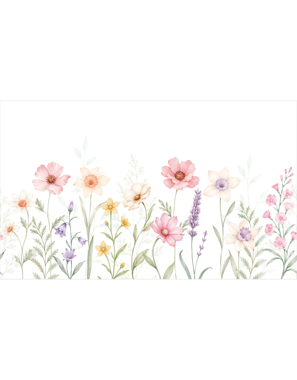 Painel Adesivo Meia Parede Jardim Botânico