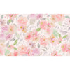 Painel Adesivo Meia Parede Floral Rosé