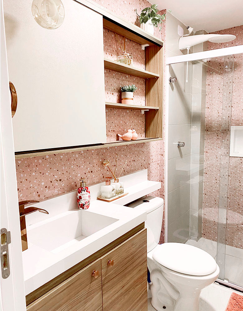 Papel de Parede Adesivo Granilite Romântico