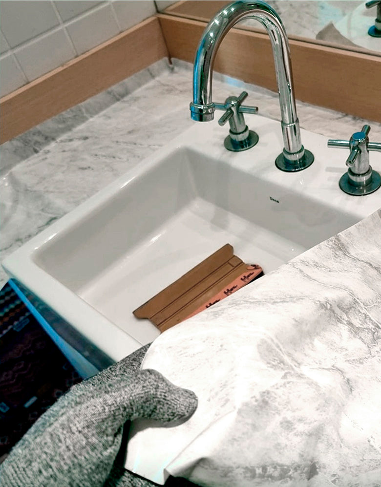 Revestimento Adesivo Mármore Calacata Brilho