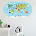 Adesivo Decorativo Mapa Mundi