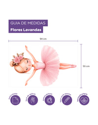 Adesivo de Parede Bailarina
