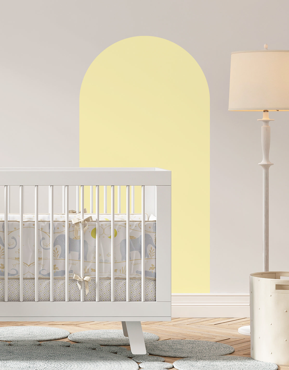 Adesivo de Parede Arco Liso Pitaya