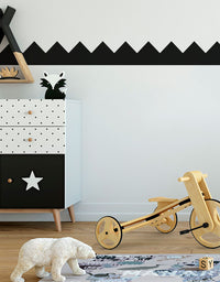 Adesivo de Parede Zig Zag Chumbo