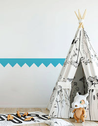 Adesivo de Parede Zig Zag Chumbo