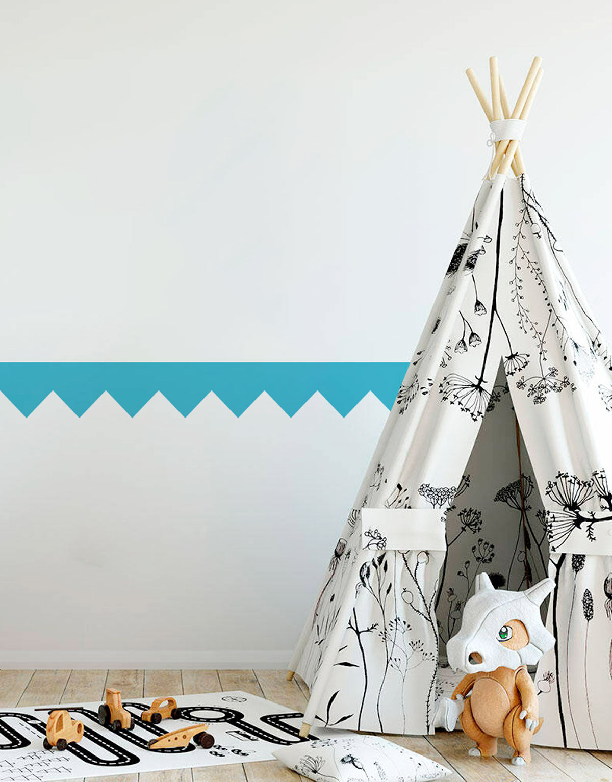 Adesivo de Parede Zig Zag Granizo