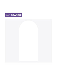 Adesivo de Parede Arco Liso Branco