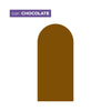 Adesivo de Parede Arco Liso Chocolate