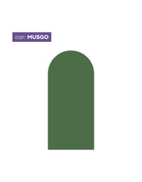 Adesivo de Parede Arco Liso Musgo