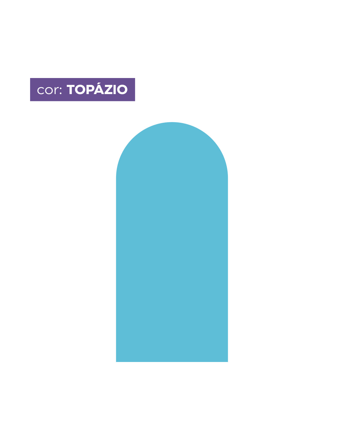 Adesivo de Parede Arco Liso Topazio